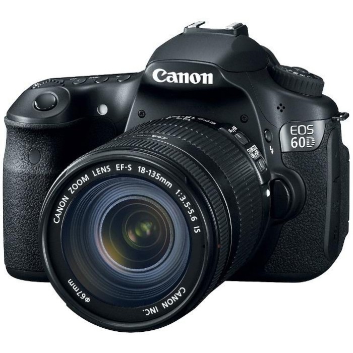 Camara Profesional Reflex Canon 60D + Lente 18-135mm Full HD 18 Mp
