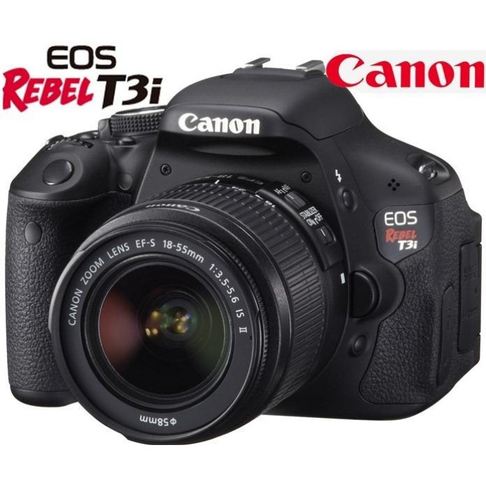 Camara Digital Profesional Reflex Canon EOS Rebel T3I 18mp + 18-55mm
