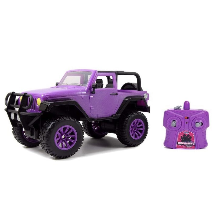  Carro Jeep Wrangler Para Niñas A Control Remoto Girlmazing Morado