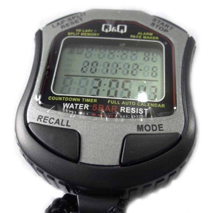 Cronometro Digital Q&q Hs45 Resistente Agua Func Timer
