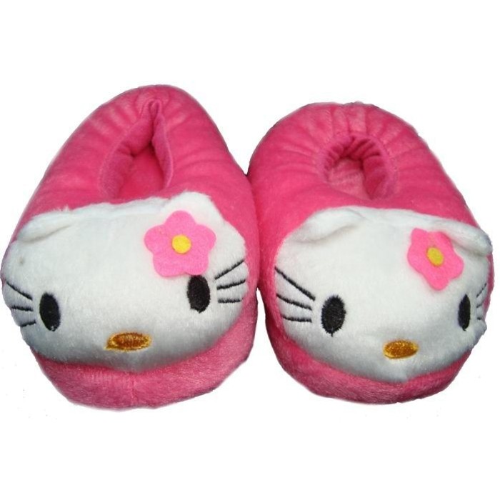 Babuchas Sandalias Pantuflas De Hello Kitty Niñas Pequeñas2