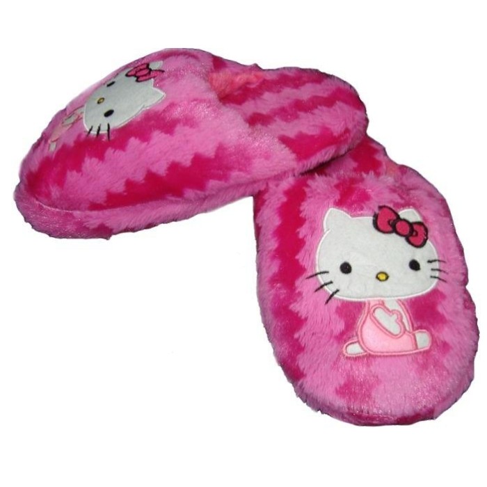 Babuchas Sandalias Pantuflas De Hello Kitty Niñas 3