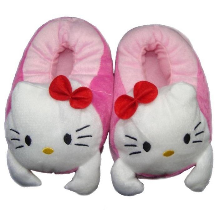 Babuchas Sandalias Pantuflas De Hello Kitty Niñas Pequeñas