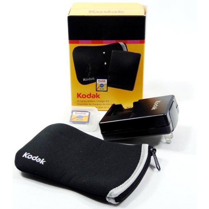 Kit Cargador Camaras Kodak Klic-7006 + Estuche + Memoria 2gb