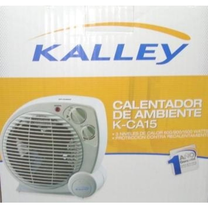 Calefactor Calentador De Ambiente Calefaccion Hogar Kalley k-ca15