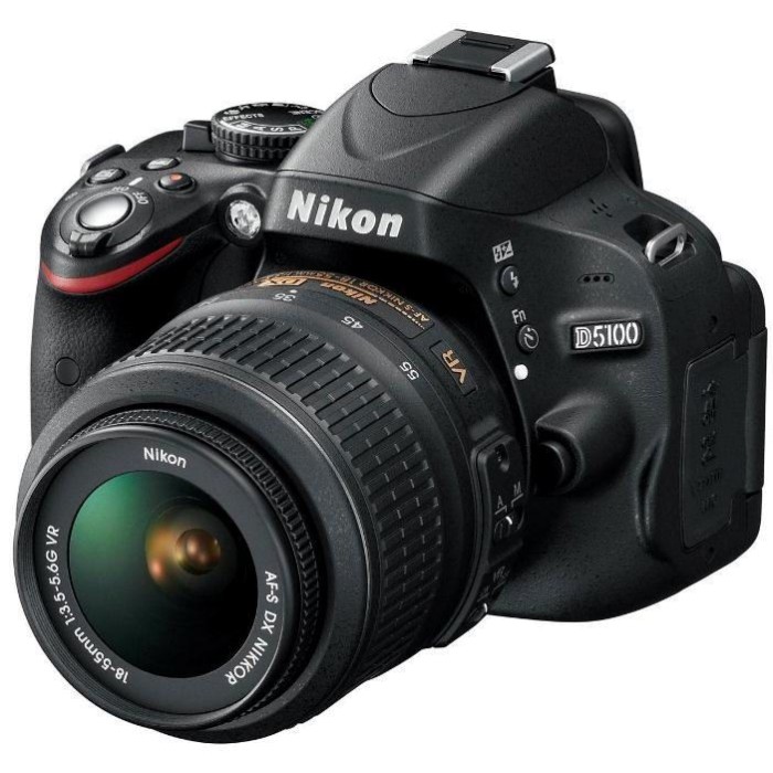 Camara Digital Profesional Reflex Nikon D5100 + Lente 18-55m