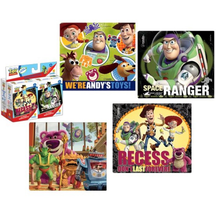 Rompecabezas 24 Fichas x 4 motivos Avengers Tinker bell Campanita Cars Toy Story