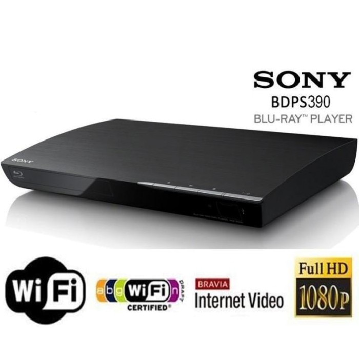 Reproductor Blu-ray Bluray Sony Bdp-s390 Hdmi Full Hd Wifi