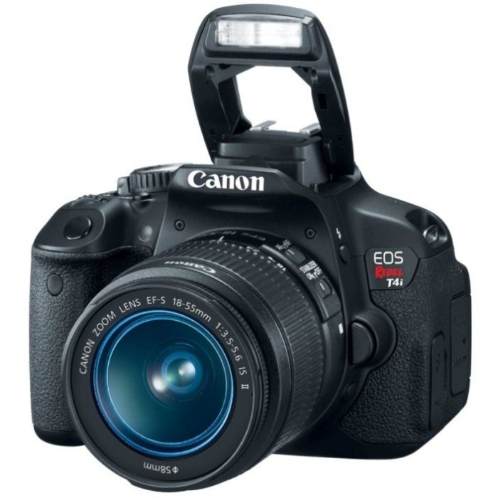 Camara Profesional Reflex Canon Eos Rebel T4i Lente 18-55mm Is II Full Hd 18Mp