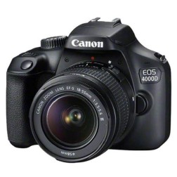 Canon EOS 4000D Cámara Réflex Profesional 18 Mp + Lente 18-55 mm