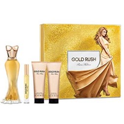 Estuche De Perfumes Para Mujeres Gold Rush De Paris Hilton 4 Pcs